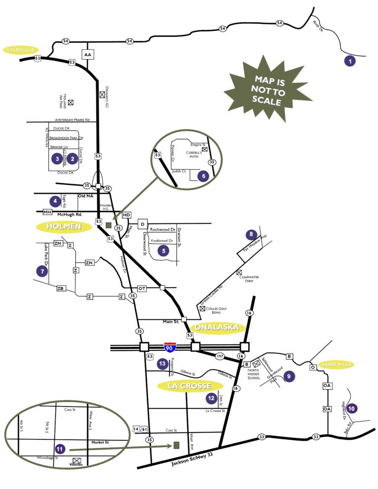 Map of Homes – 2016 Parade of Homes